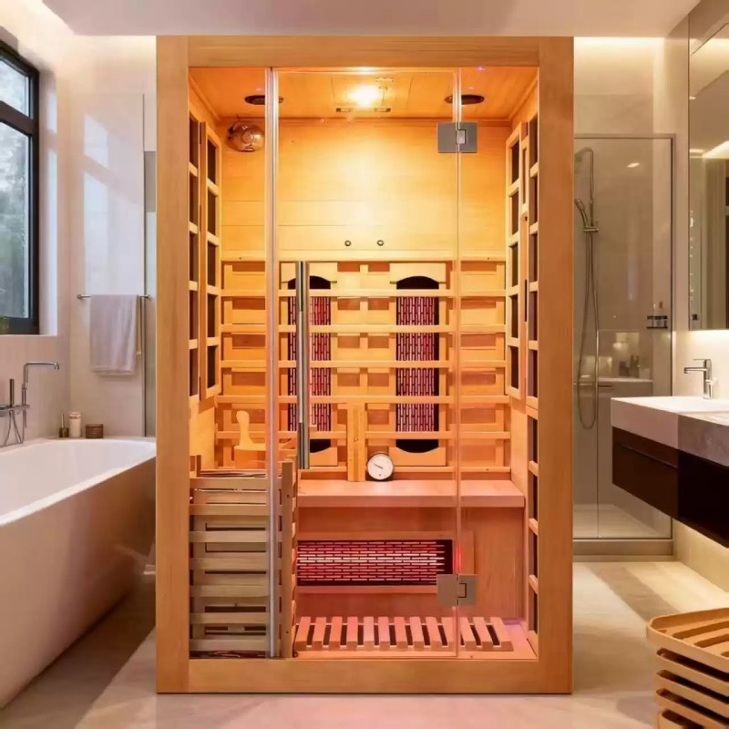 Bagno turco in pietra vulcanica per una persona